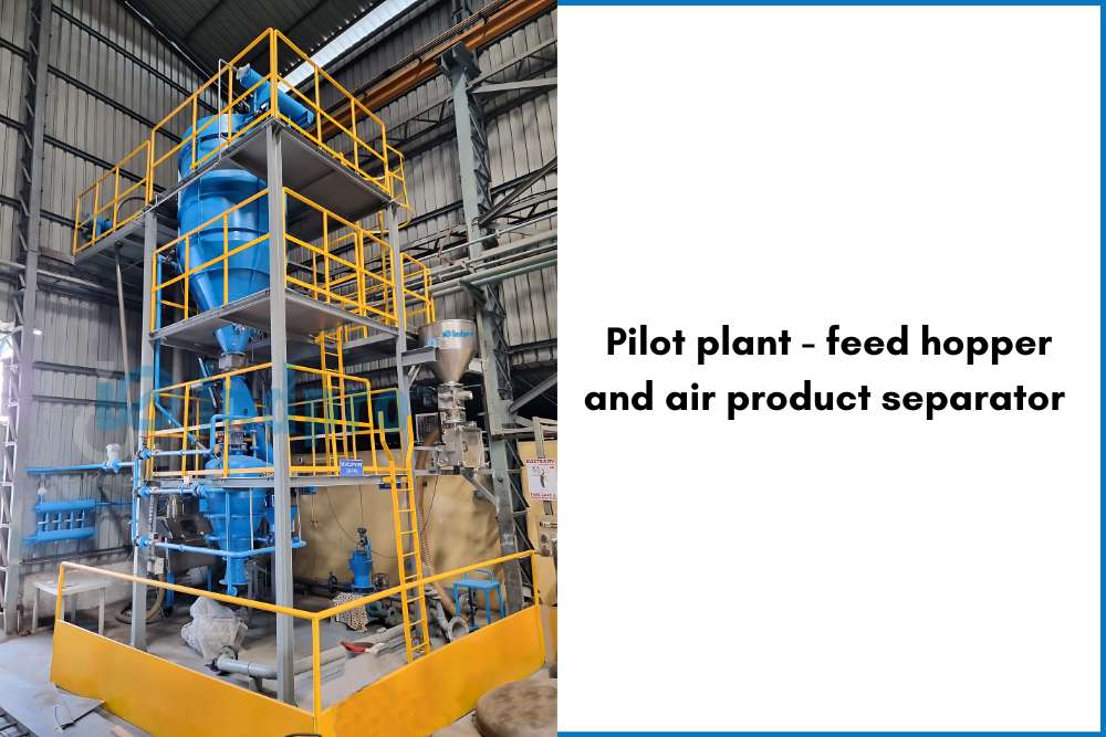 Indpro Engineering, Pune - pilot plant feed hopper and air products Separator 
