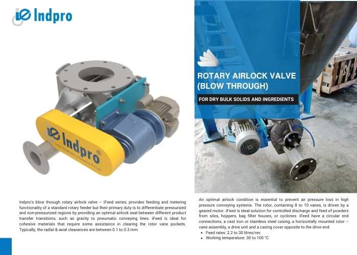 Rotary Airlock Valve  - Indpro Engineering Pune