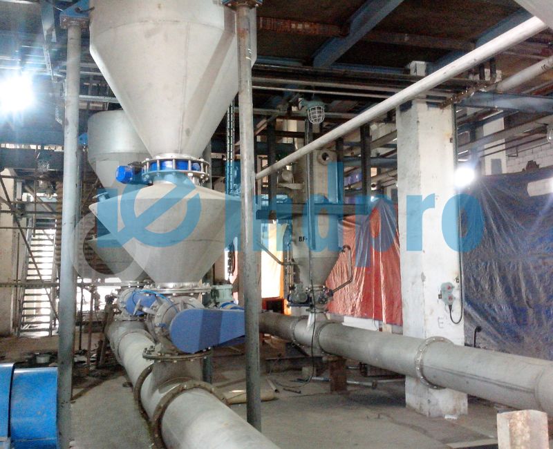 pneumatic close loop conveying system  -indpro