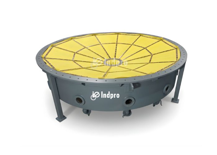 Fully enclosed powder bag slitter with dust control system by Indpro