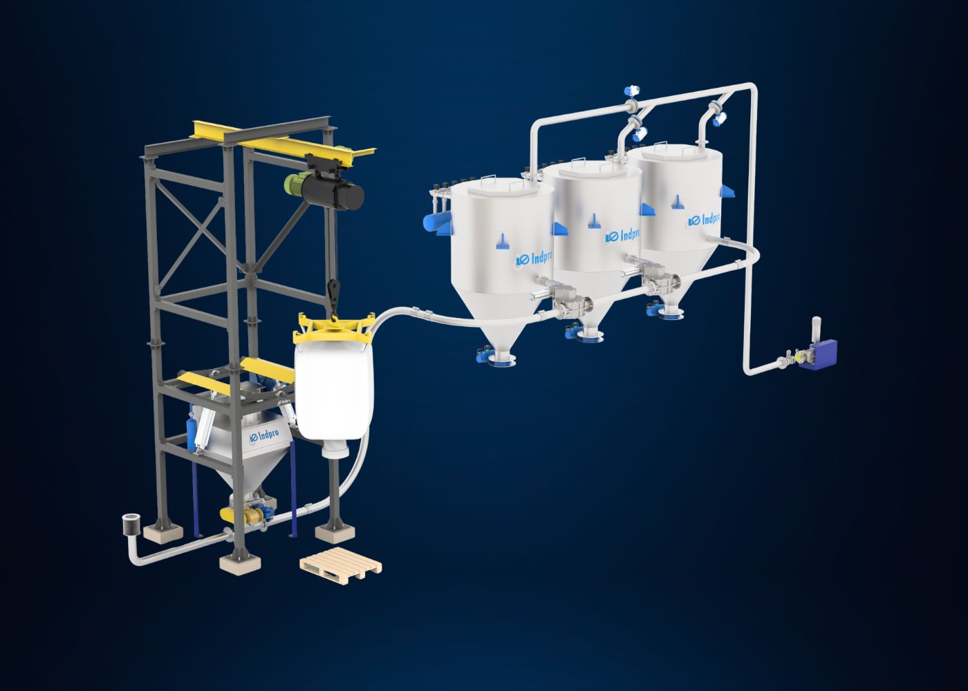 BBU with Pneumatic Conveying 