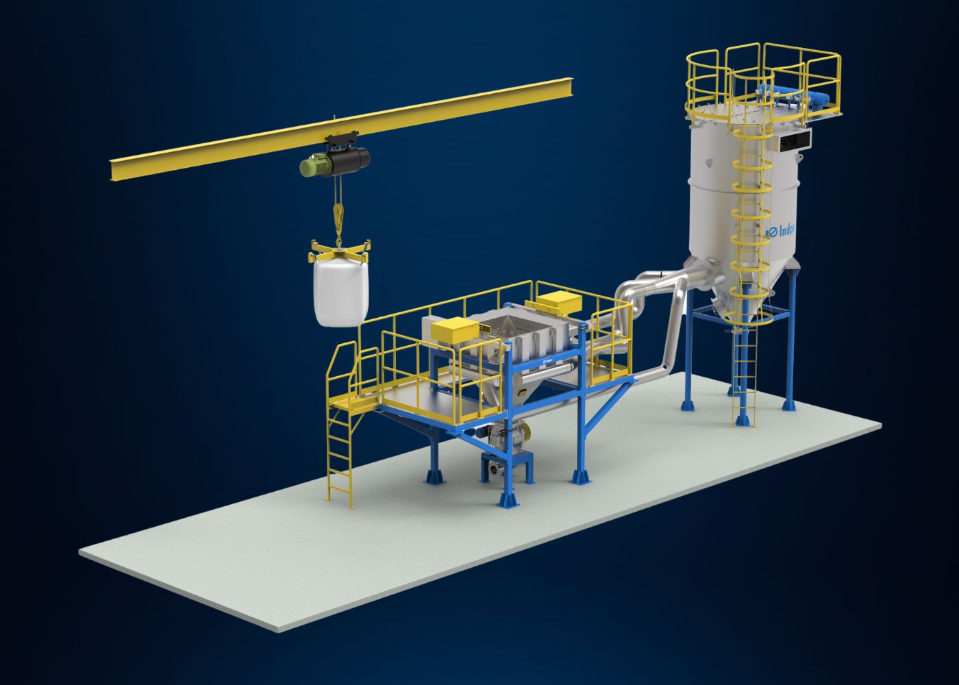 Indpro Engineering, Pune - Powder Transfer System Drums To Various locations 