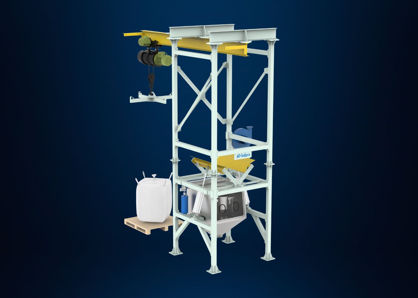 Indpro Engineering, Pune - Powder Transfer System Blender To Silo 