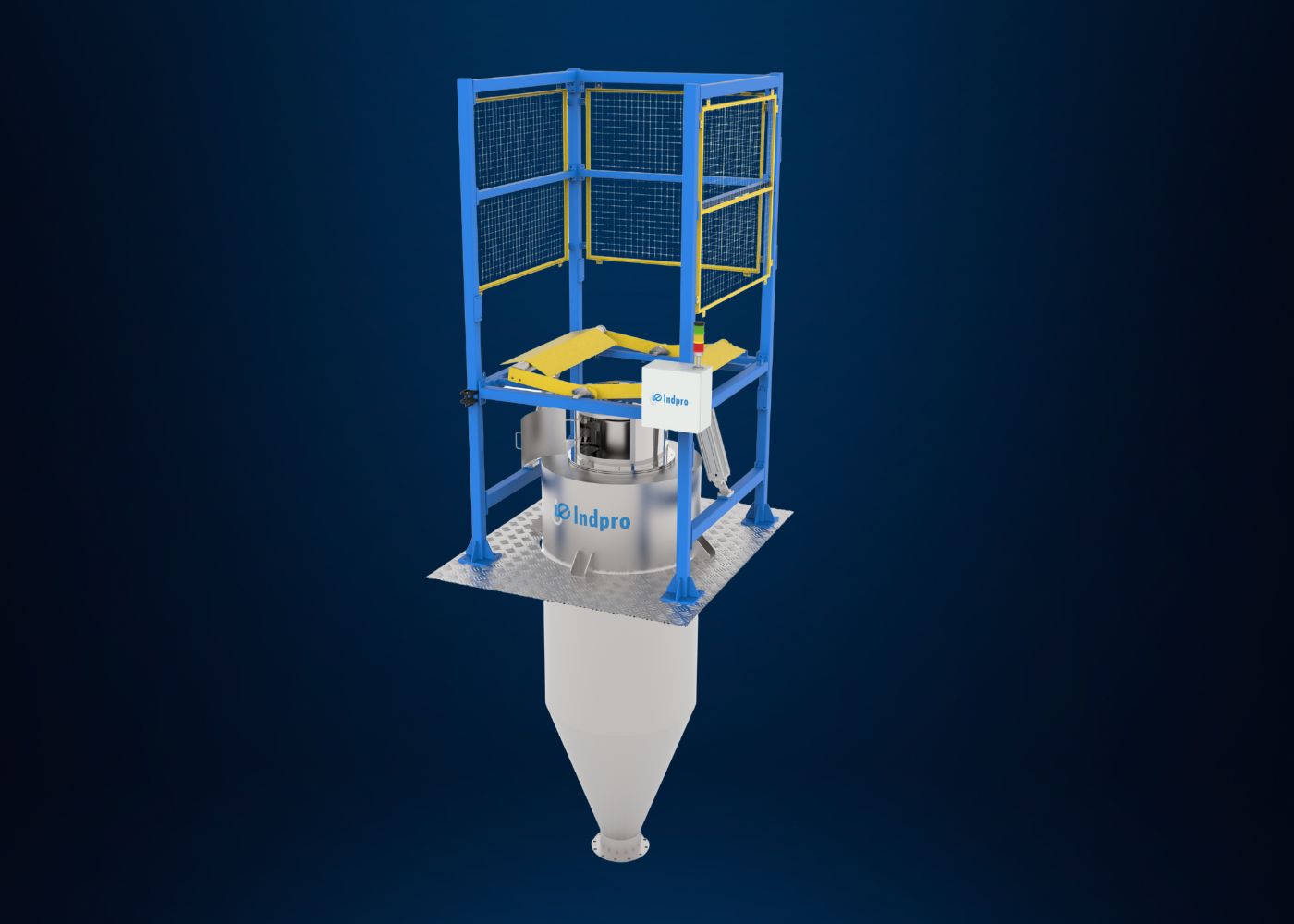 Indpro Engineering, Pune - Powder Transfer System IBC To Bag Packing Machine 