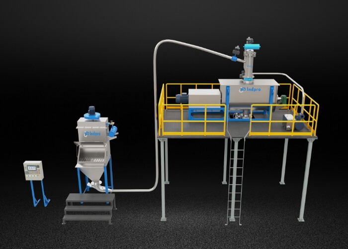 Indpro Engineering, Pune - Powder Transfer System Bags To Blender 