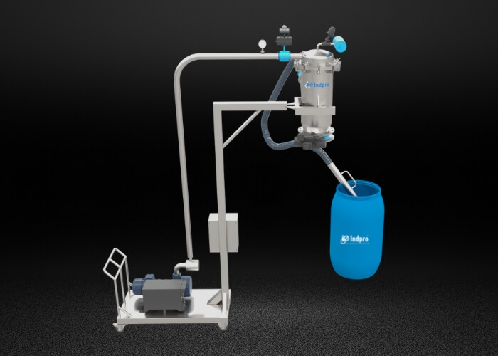 Indpro Engineering, Pune - Powder Transfer System Drums To Various locations 