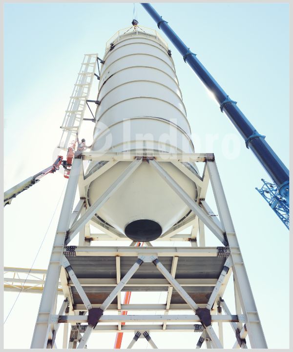 Welded silos for bulk material storage - Indpro Engineering