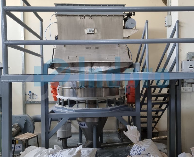 bag dump station for calcite handling -indpro