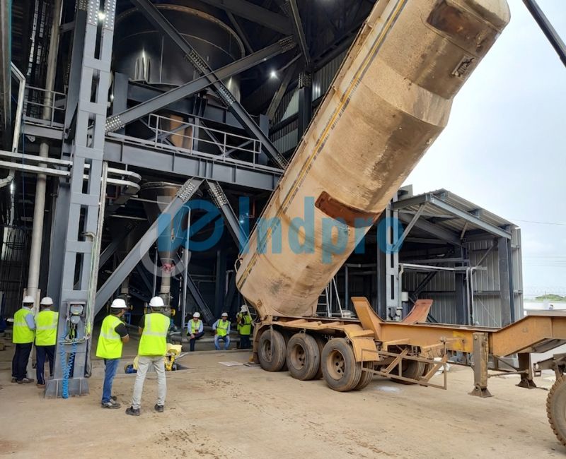 Tube Chain Conveyor for Animal Feed Powder Blend - indpro