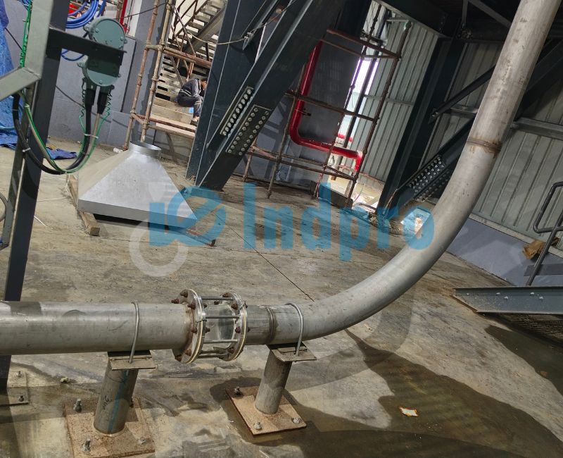 Tube Chain Conveyor for Animal Feed Powder Blend - indpro