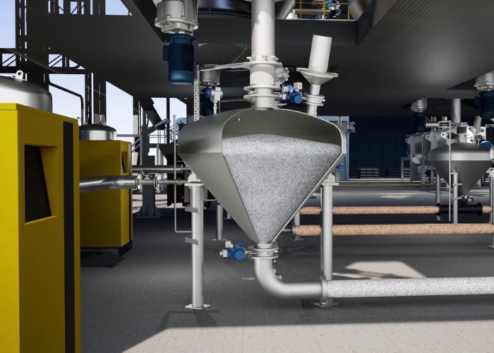 Dense Phase Pneumatic Conveying System Video